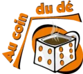 Logo de l'entreprise Au Coin Du Dé, C'est une boutique de Jeux de société et un café ludique