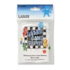 Board Game Sleeves : Clear Large 59x92