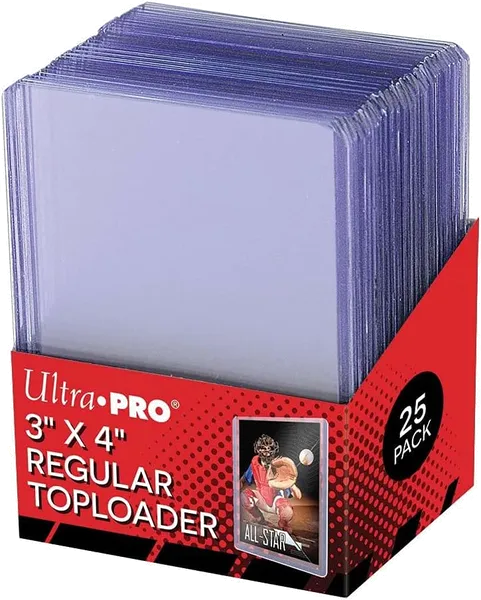 Ultra PRO : 25 Toploader Regular Transparents