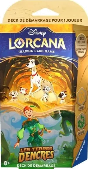Deck de démarrage Peter pan Pongo Lorcana Chapitre 3