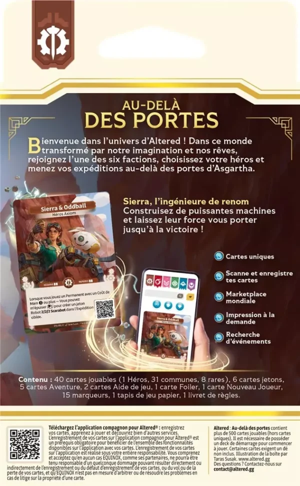 Altered : Deck de Démarrage Axiom - Au Delà des Portes – Image 2