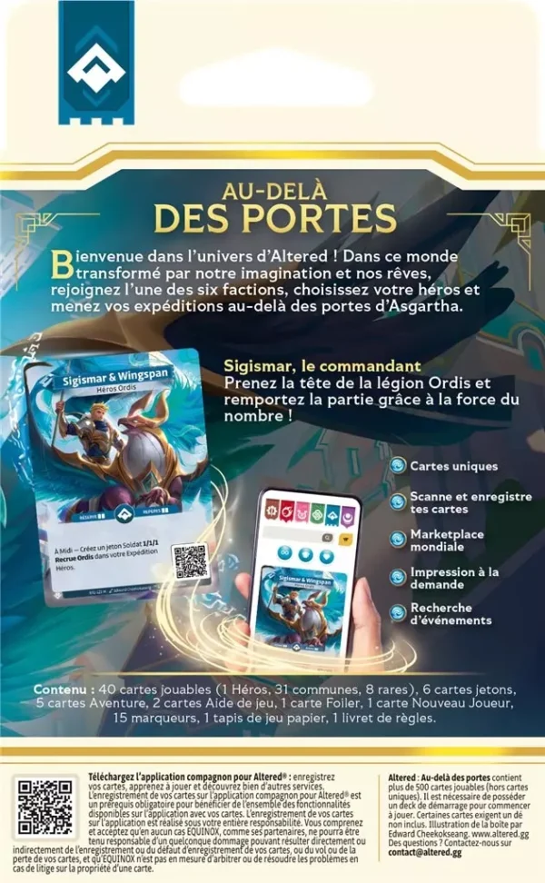 Altered : Deck de Démarrage Ordis - Au Delà des Portes – Image 2