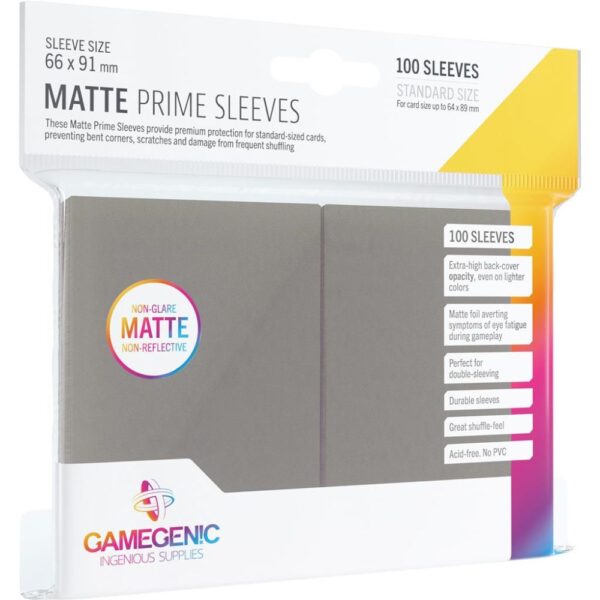 Sleeves Matte Prime Gris Dark