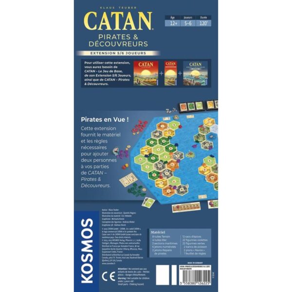 CATAN : Pirates et découvreurs 5-6 joueurs – Image 2