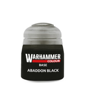 Warhammer Colour : Base Abaddon Black