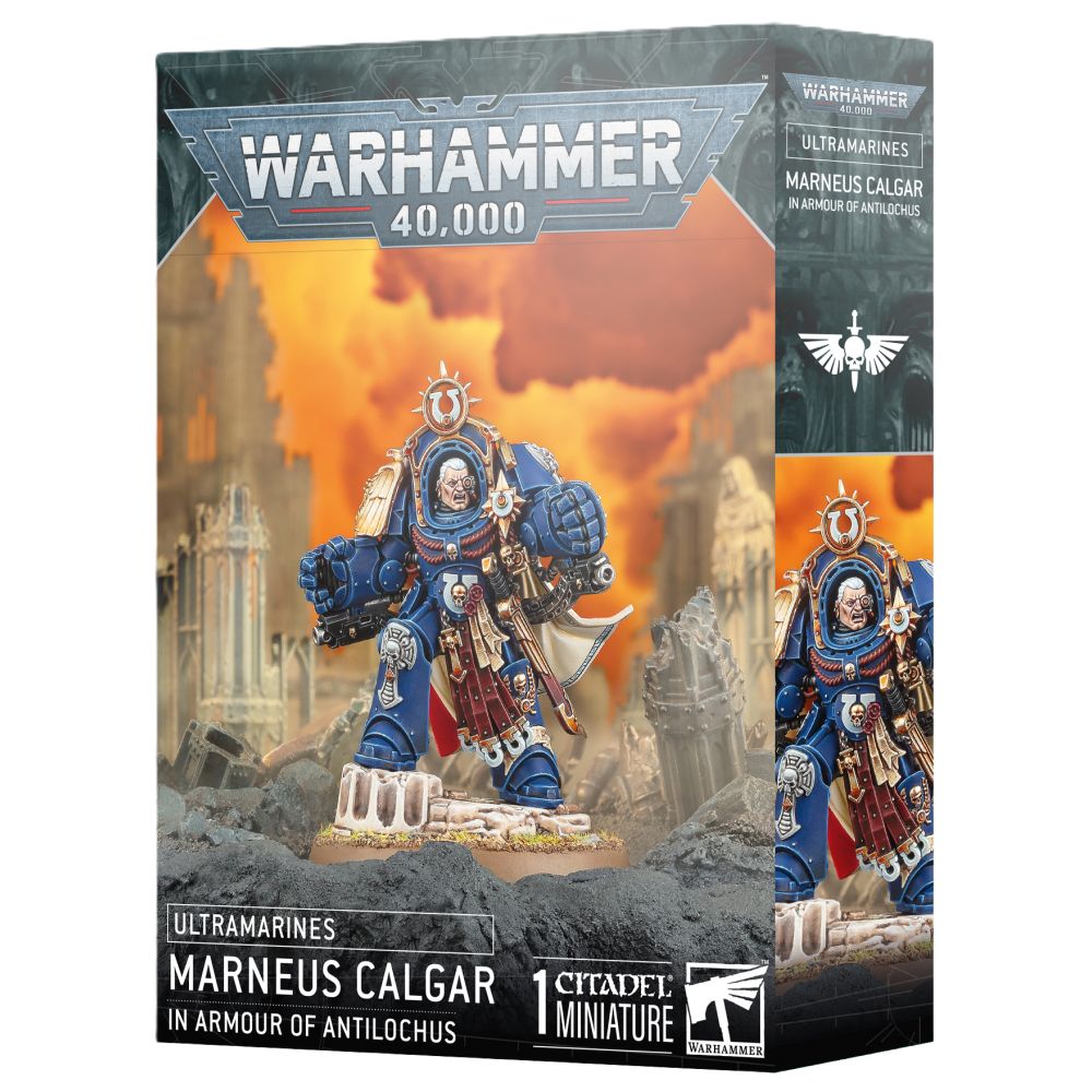 Marneus Calgar en Armure d'Antilochus