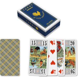 Jeu de 78 cartes de Tarot Le Coq Impérial 100% Plastique