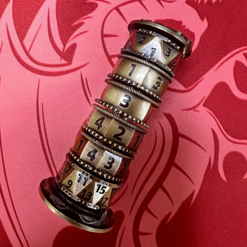 Tour à Dés Spinner en métal - Vieil Or – Image 3