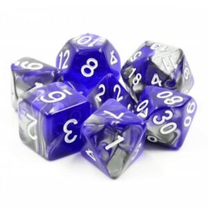 Lot de 7 dés en boîte – Cold Iron