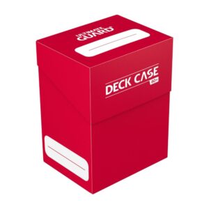 Deck Box 80 Cartes Taille Standart Couleur Rouge