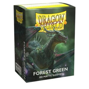 Sleeves Dragon Shield Matte : Forest Green