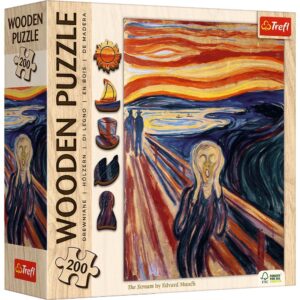 Trefl Puzzle en bois 200 - Le cri - Edvard Munch