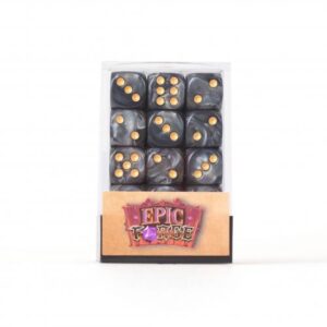 Lot de 36 dés 6 faces - Noir