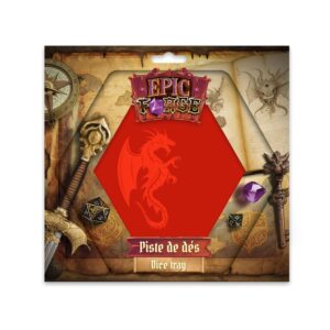 Piste de dés 28 cm Dragon rouge XL