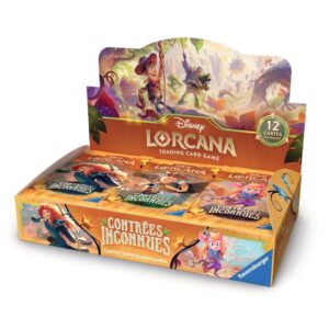 Lorcana S12 Display de 24 Boosters  Contrées inconnues