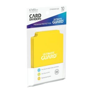 Ultimate Guard 10 intercalaires pour cartes Card Dividers taille standard Jaune