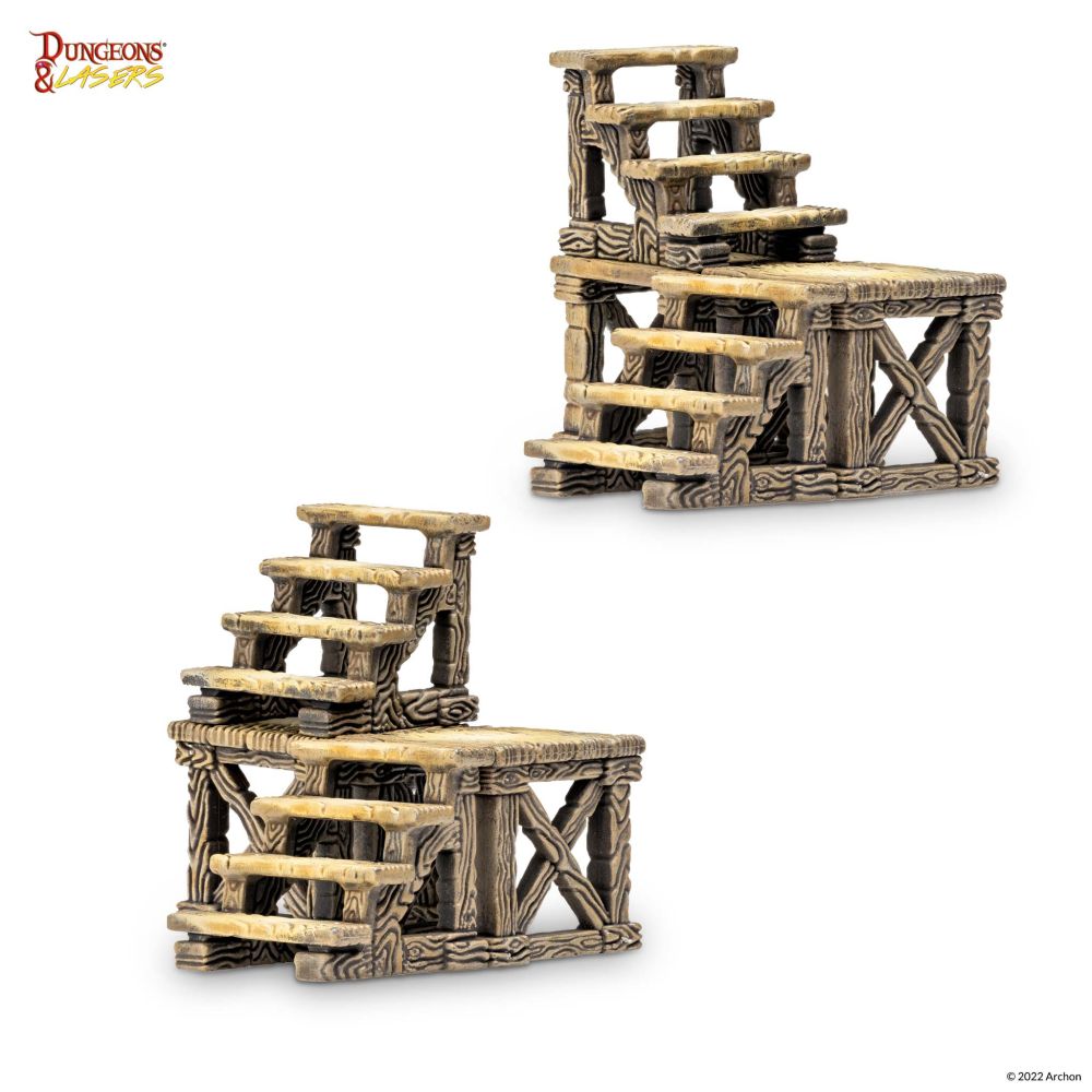 Dungeons & Lasers - Expansion Set: Stairs Pack – Image 3