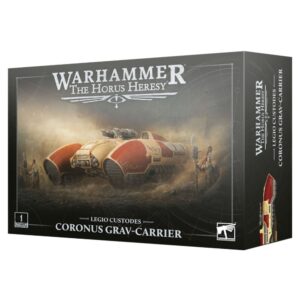 The horus heresy Legio Custodes : Coronus grav-carrier