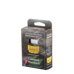 Sleeves Dragon Shield : Protège-cartes transparents/antireflets Standart 63x88mm