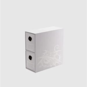 Dragon Shield - Tiroirs pour cartes Fortress : Blanc [Vertical] (2 Tiroirs)