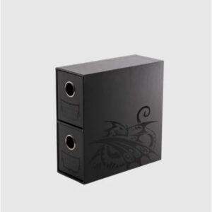 Dragon Shield - Tiroirs pour cartes Fortress : Noir [Vertical] (2 Tiroirs)