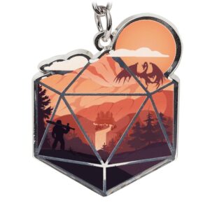 Porte-clé The d20 Hero