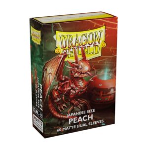 Dragon Shield - Dual Matte - Japanese Sleeves - Peach