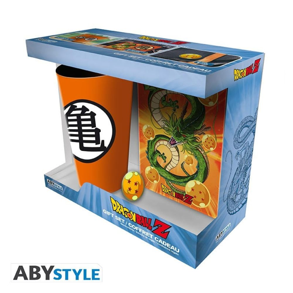 DRAGON BALL - Verre XXL + Pin's + Carnet Dragon Ball