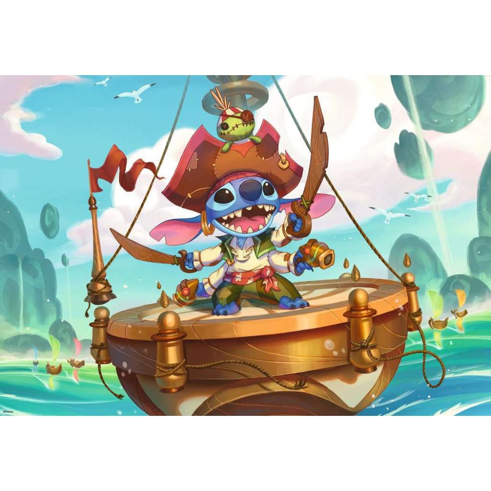 Puzzles 300 pièces - Disney Lorcana - Stitch - Boucanier alien – Image 2