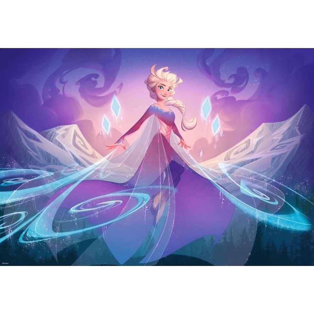 Puzzles 300 pièces - Disney Lorcana - Elsa - Le cinquième esprit – Image 2