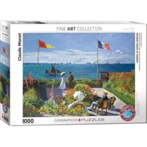 PUZZLE 1000p Jardin à Sainte Adresse de Monet Eurographics