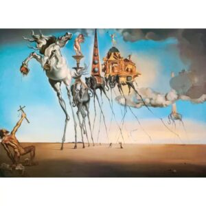 PUZZLE 1000p La tentation de Saint Antoine par Salvadore Dali  Eurographics