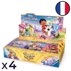 Lorcana S14 Case : 4 Display de 24 Boosters Hyperia city