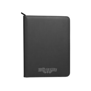 Portfolio Zippé Simili 20 pages pour 9 Cartes Sleevées