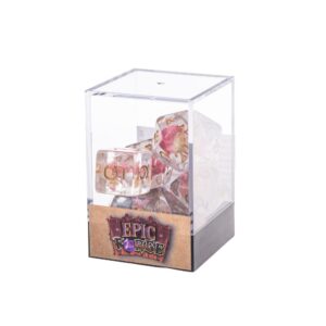 Lot de 7 dés résine gamme Insert Printemps